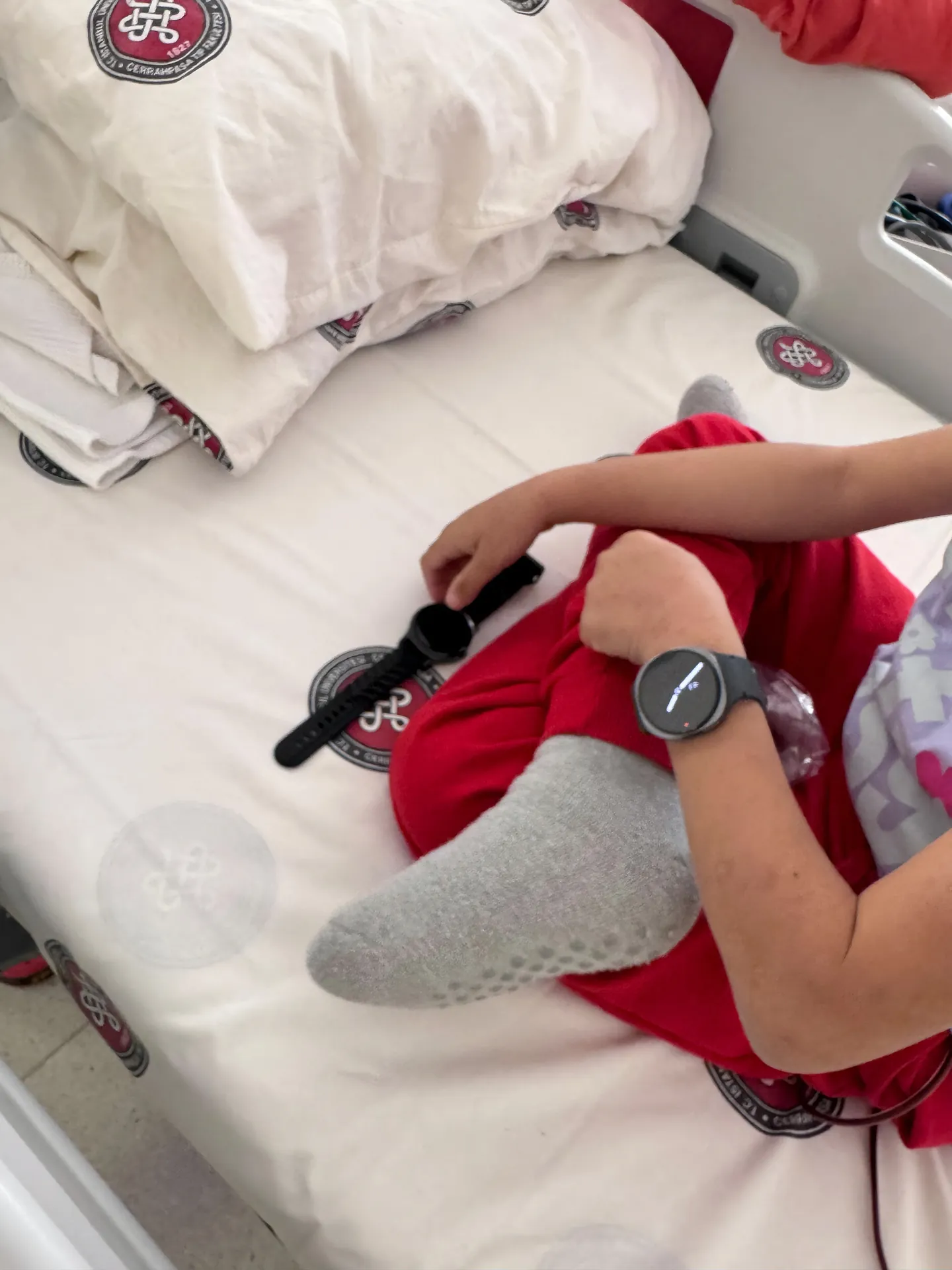 Wearable devices in use during the study at Istanbul University-Cerrahpaşa.