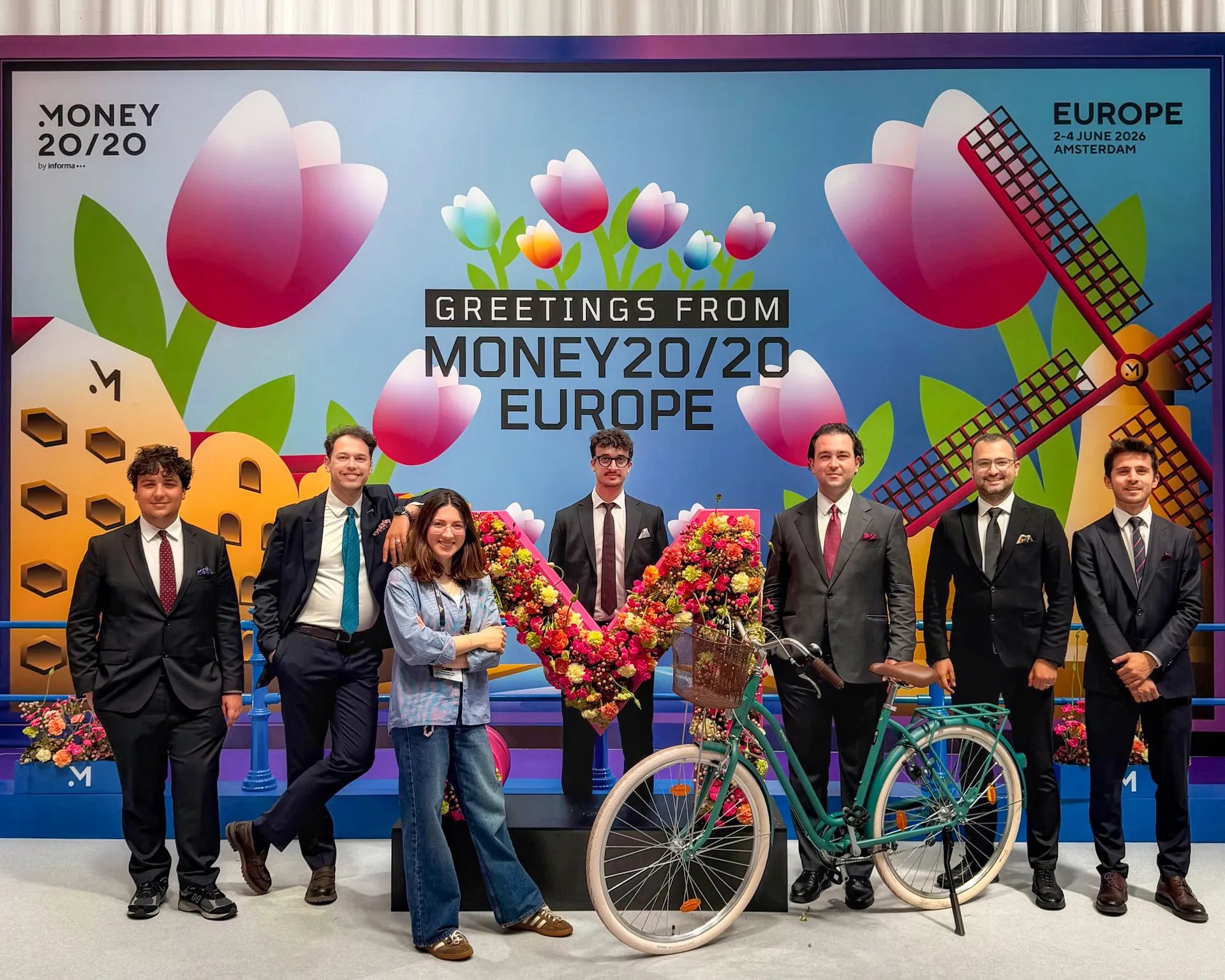 The RealWorks team at Money20/20 Europe, Amsterdam — 2–4 June 2026.